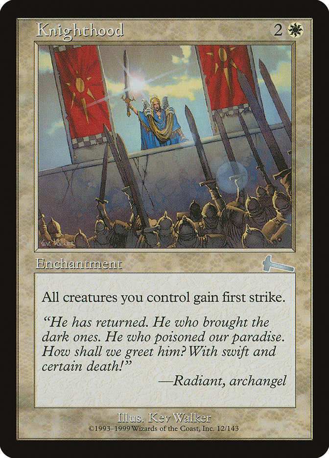 Knighthood [Urza's Legacy] | Card Citadel