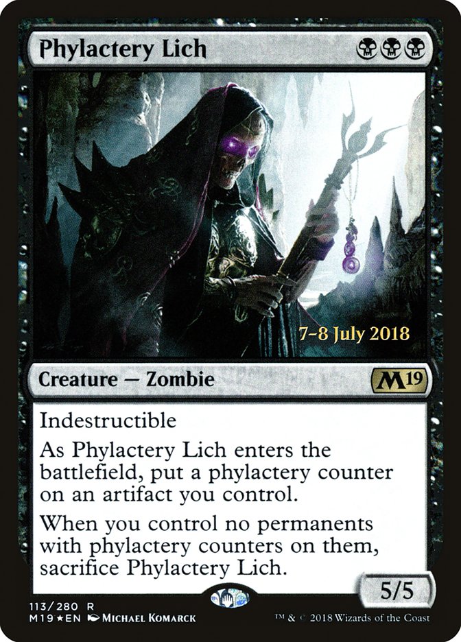 Phylactery Lich [Core Set 2019 Promos] | Card Citadel