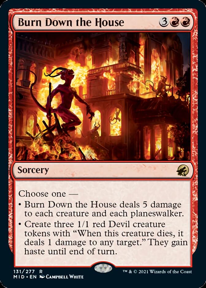 Burn Down the House [Innistrad: Midnight Hunt] | Card Citadel