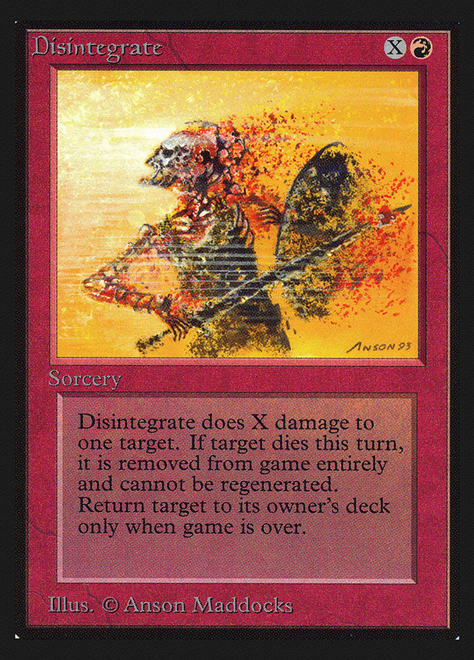 Disintegrate (IE) [Intl. Collectors’ Edition] | Card Citadel