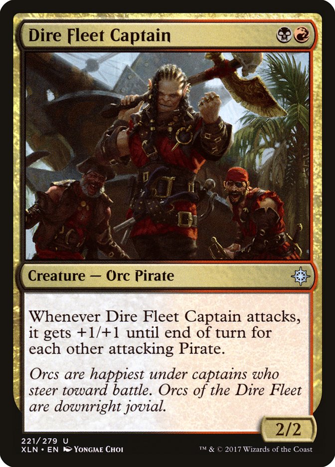 Dire Fleet Captain [Ixalan] | Card Citadel