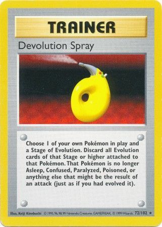 Devolution Spray (72/102) [Base Set Shadowless Unlimited] | Card Citadel