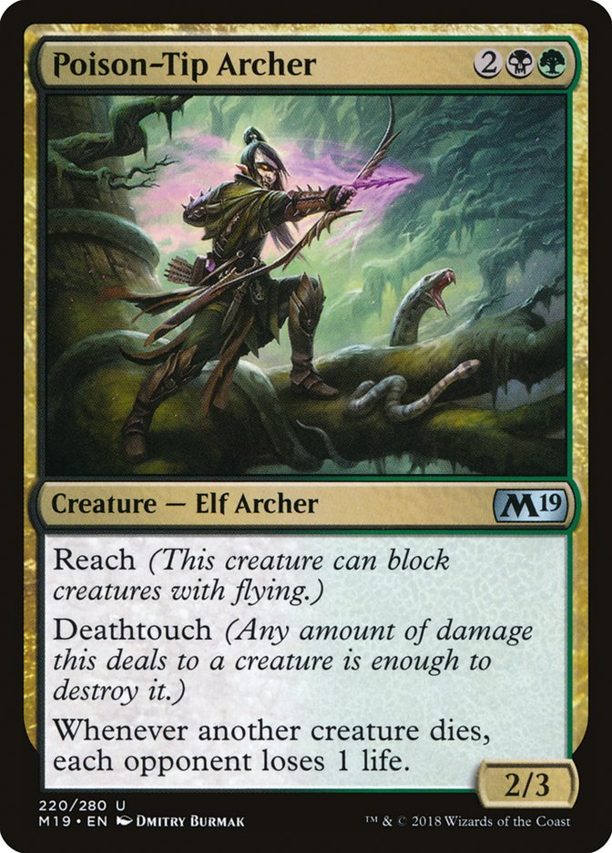 Poison-Tip Archer [Core Set 2019] | Card Citadel