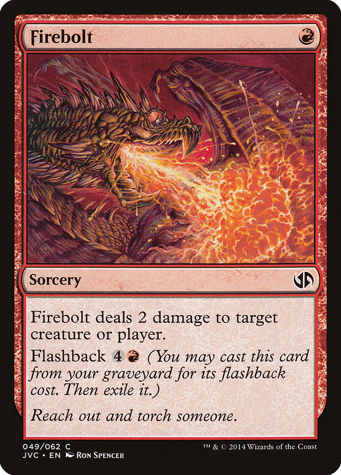 Firebolt [Duel Decks Anthology] | Card Citadel