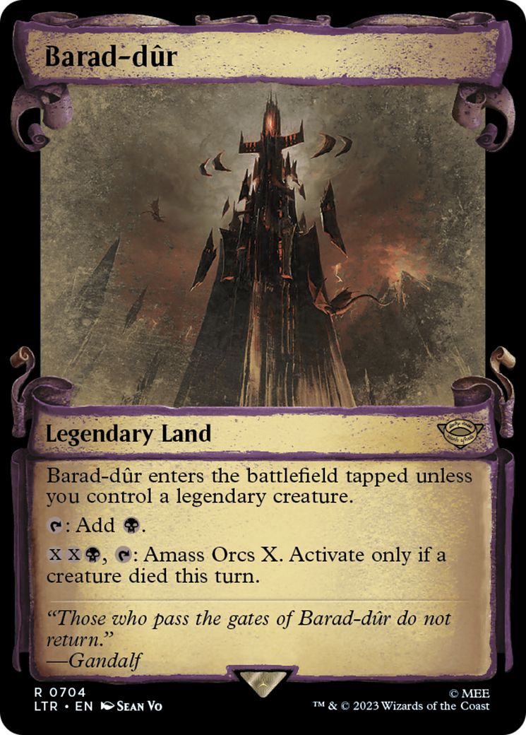 Barad-dur [The Lord of the Rings: Tales of Middle-Earth Showcase Scrolls] | Card Citadel