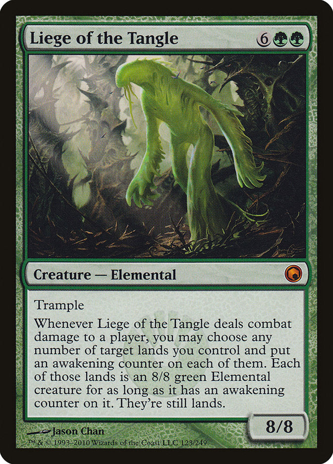 Liege of the Tangle [Scars of Mirrodin] | Card Citadel