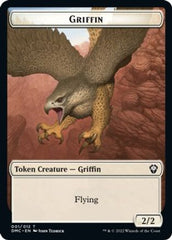 Zombie Knight // Griffin Double-sided Token [Dominaria United Commander Tokens] | Card Citadel