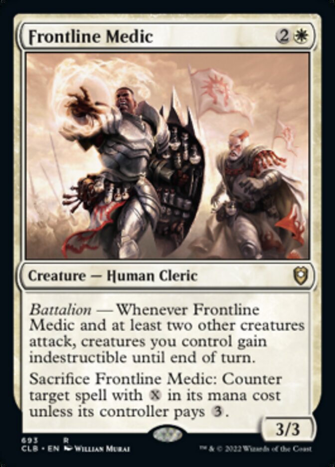 Frontline Medic [Commander Legends: Battle for Baldur's Gate] | Card Citadel