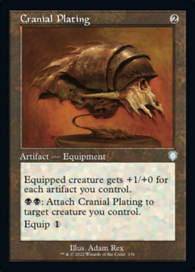 Cranial Plating (Retro) [The Brothers' War Commander] | Card Citadel