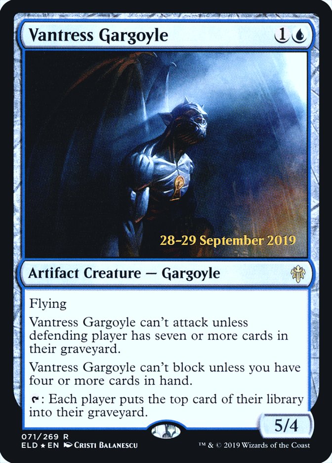 Vantress Gargoyle  [Throne of Eldraine Prerelease Promos] | Card Citadel