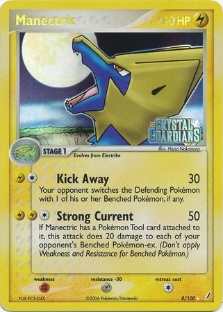 Manectric (8/100) (Stamped) [EX: Crystal Guardians] | Card Citadel