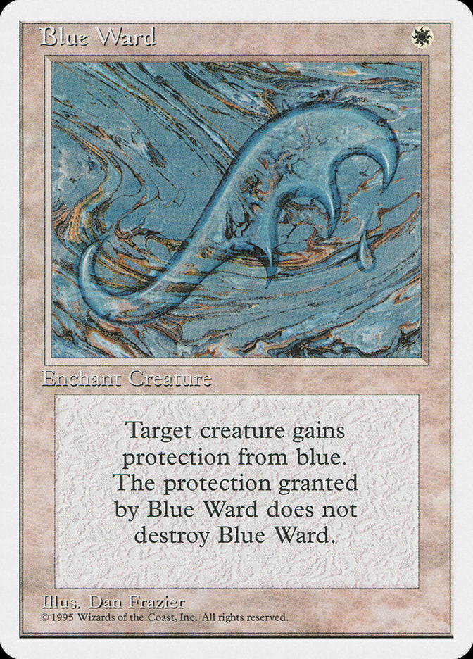 Blue Ward [Fourth Edition] | Card Citadel