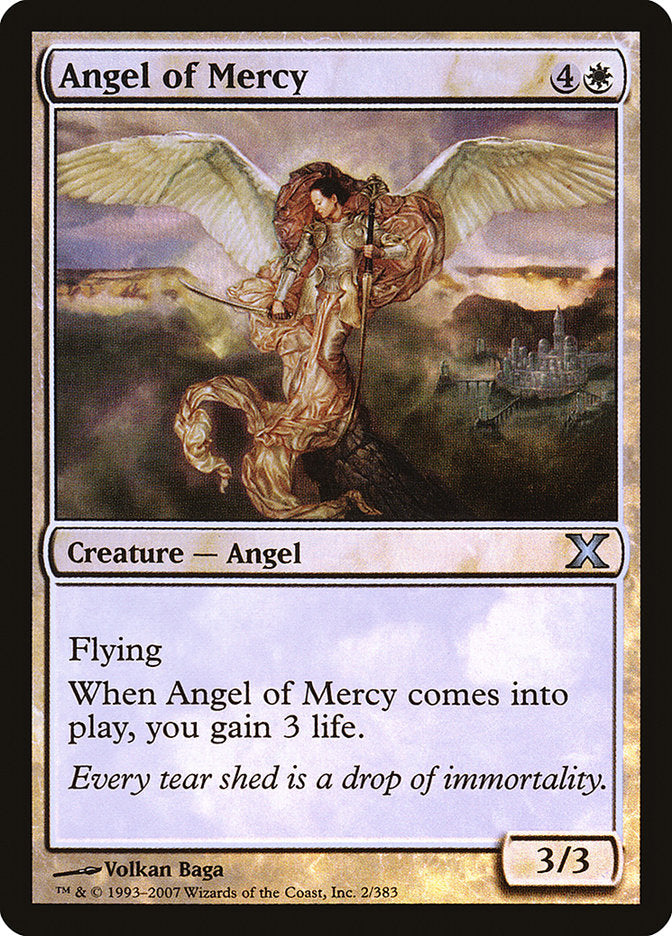 Angel of Mercy (Premium Foil) [Tenth Edition] | Card Citadel