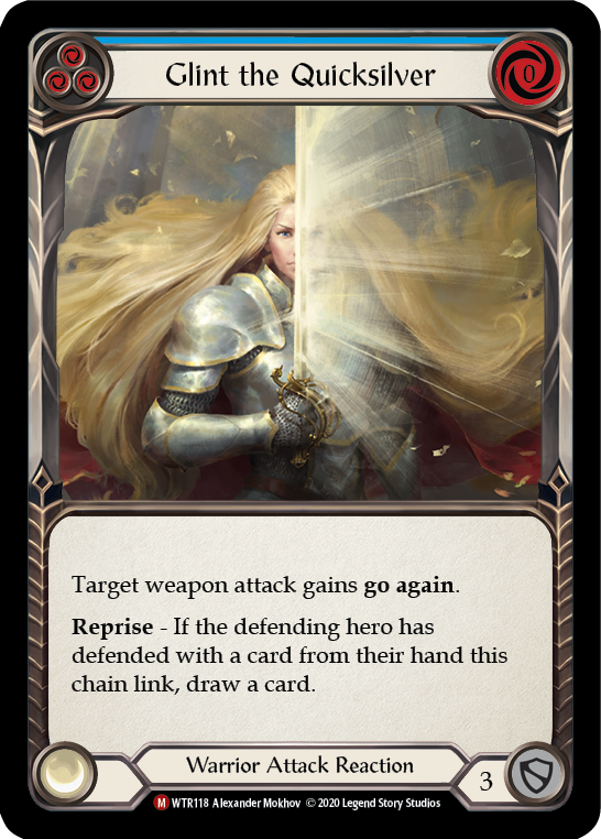 Glint the Quicksilver [U-WTR118] (Welcome to Rathe Unlimited)  Unlimited Normal | Card Citadel