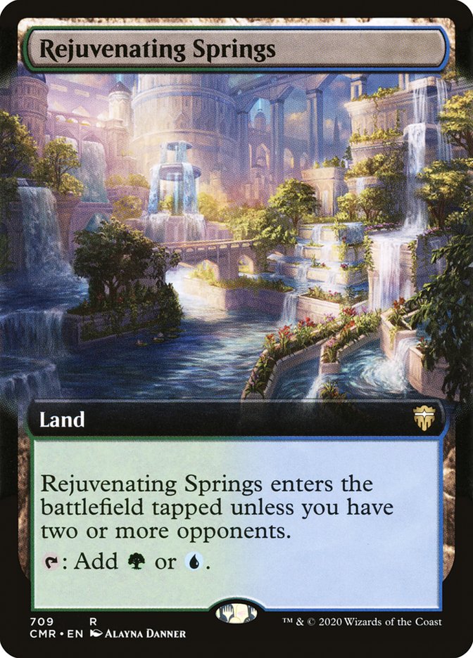 Rejuvenating Springs (Extended) [Commander Legends] | Card Citadel