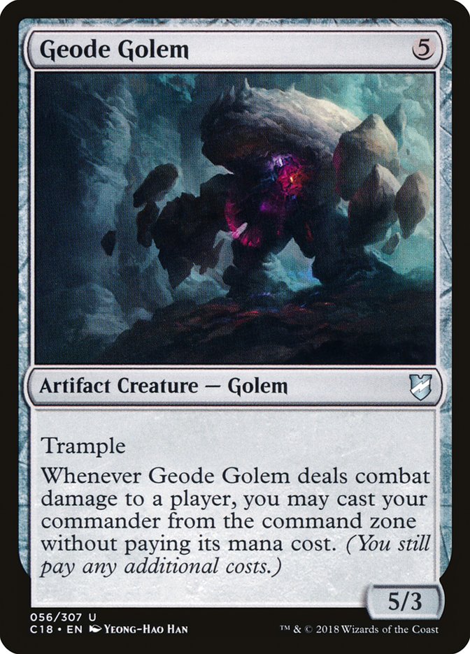 Geode Golem [Commander 2018] | Card Citadel