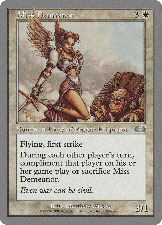 Miss Demeanor [Unglued] | Card Citadel