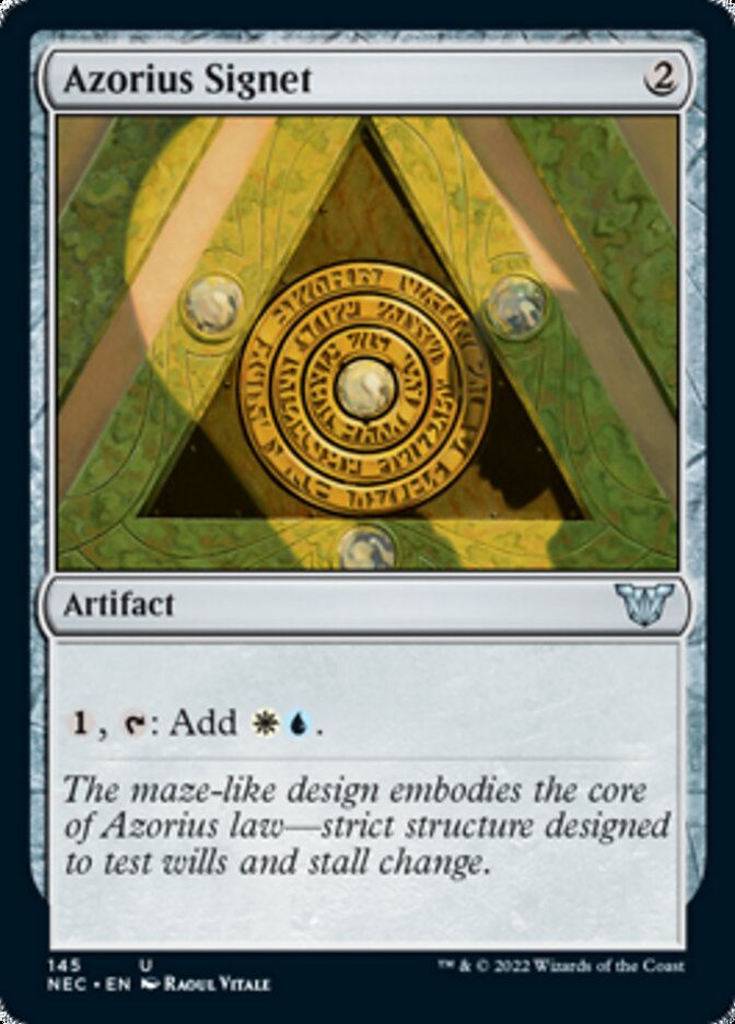 Azorius Signet [Kamigawa: Neon Dynasty Commander] | Card Citadel