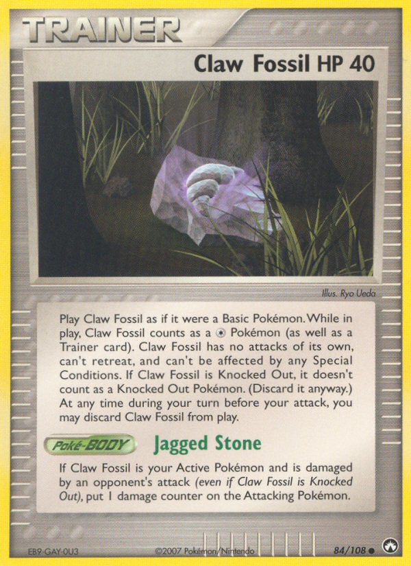 Claw Fossil (84/108) [EX: Power Keepers] | Card Citadel