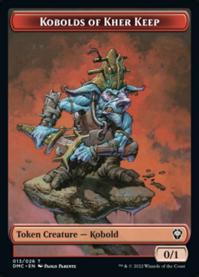 Kobolds of Kher Keep Token [Dominaria United Commander Tokens] | Card Citadel