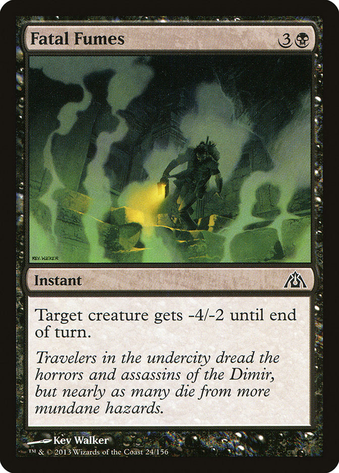 Fatal Fumes [Dragon's Maze] | Card Citadel