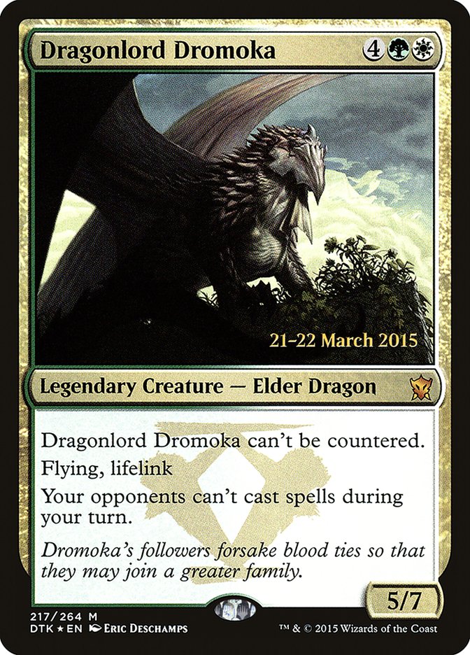 Dragonlord Dromoka [Dragons of Tarkir Promos] | Card Citadel