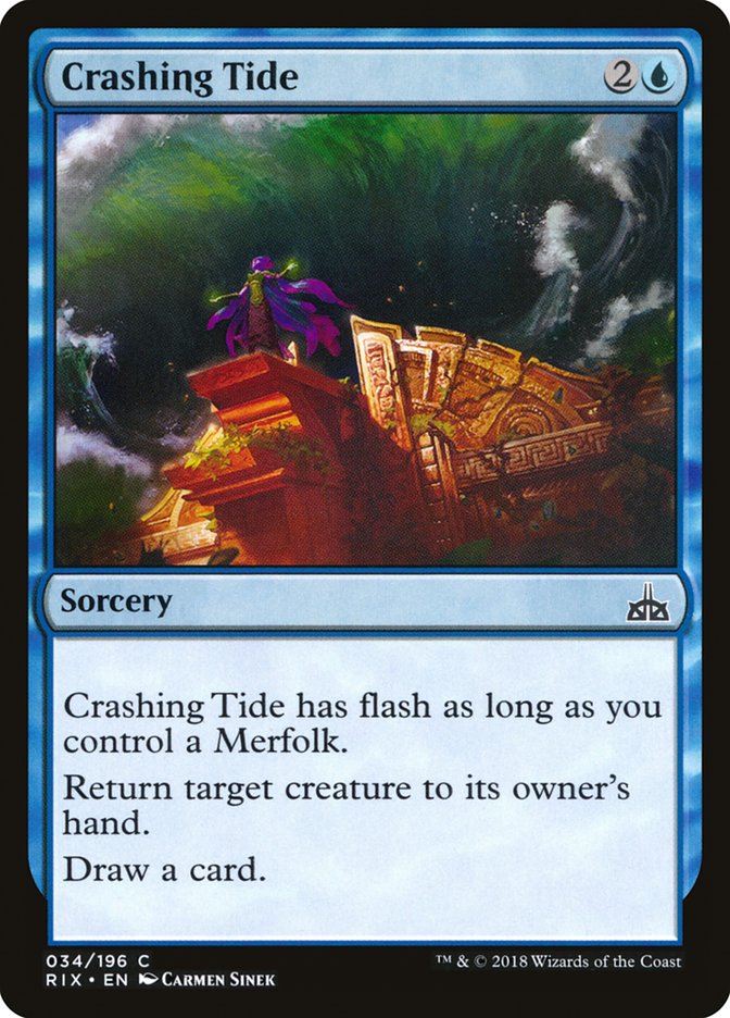 Crashing Tide [Rivals of Ixalan] | Card Citadel