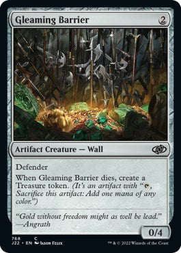 Gleaming Barrier [Jumpstart 2022] | Card Citadel