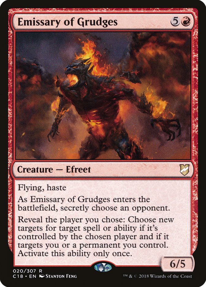 Emissary of Grudges [Commander 2018] | Card Citadel