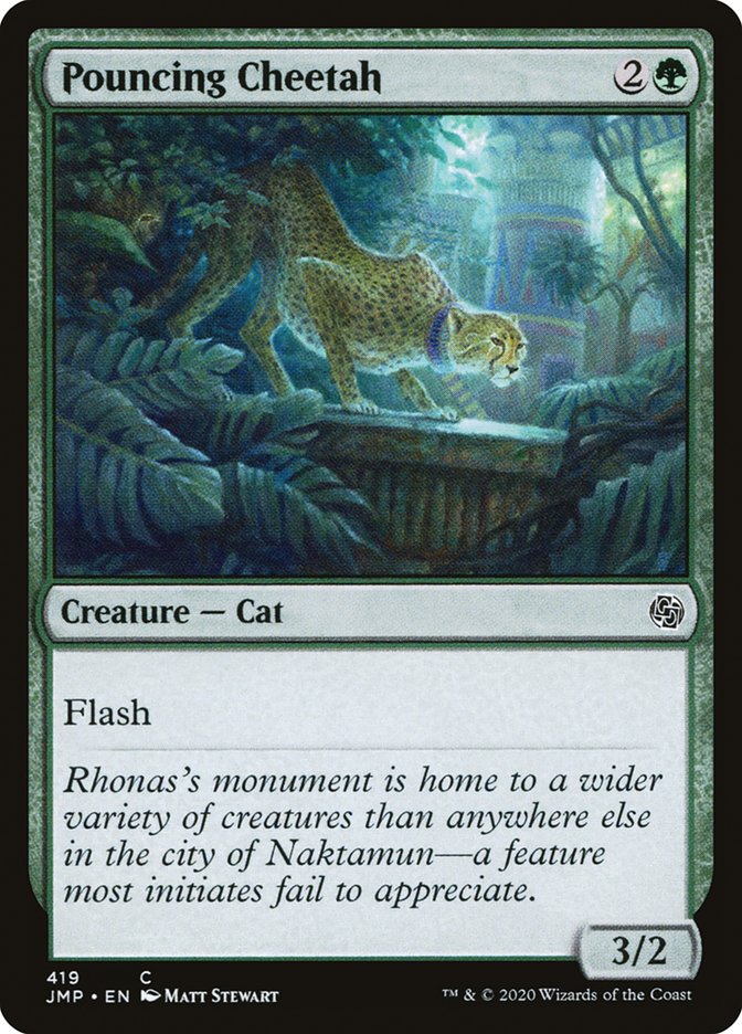 Pouncing Cheetah [Jumpstart] | Card Citadel