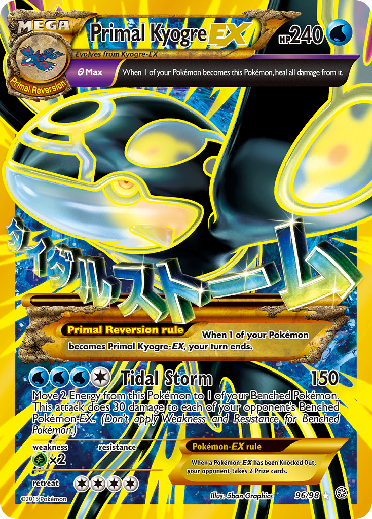 Primal Kyogre EX (96/98) [XY: Ancient Origins] | Card Citadel