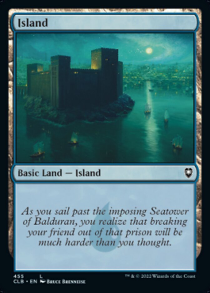 Island (455) [Commander Legends: Battle for Baldur's Gate] | Card Citadel