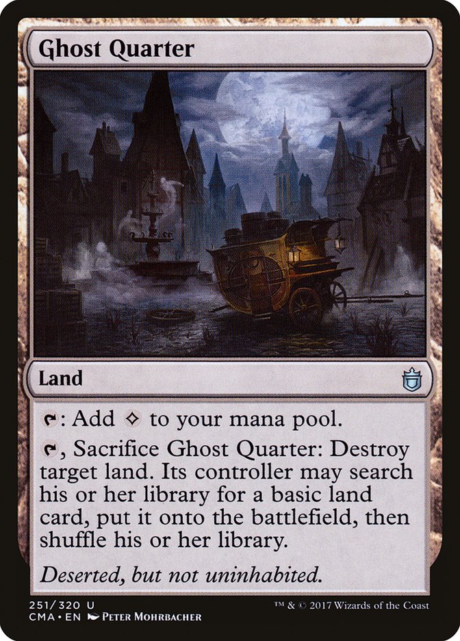 Ghost Quarter [Commander Anthology] | Card Citadel