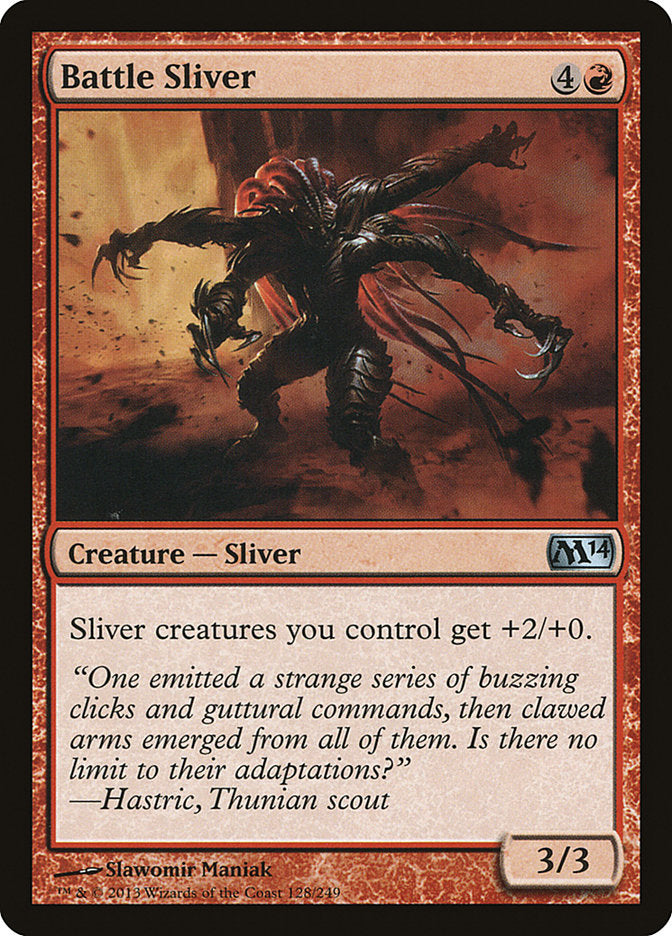 Battle Sliver [Magic 2014] | Card Citadel