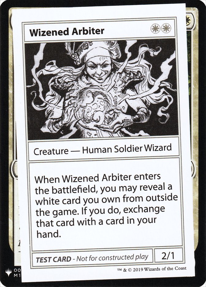 Wizened Arbiter [Mystery Booster Playtest Cards] | Card Citadel