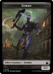 Bird // Zombie Double-Sided Token [Ravnica Remastered Tokens] | Card Citadel