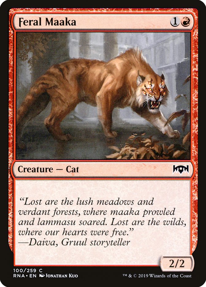 Feral Maaka [Ravnica Allegiance] | Card Citadel