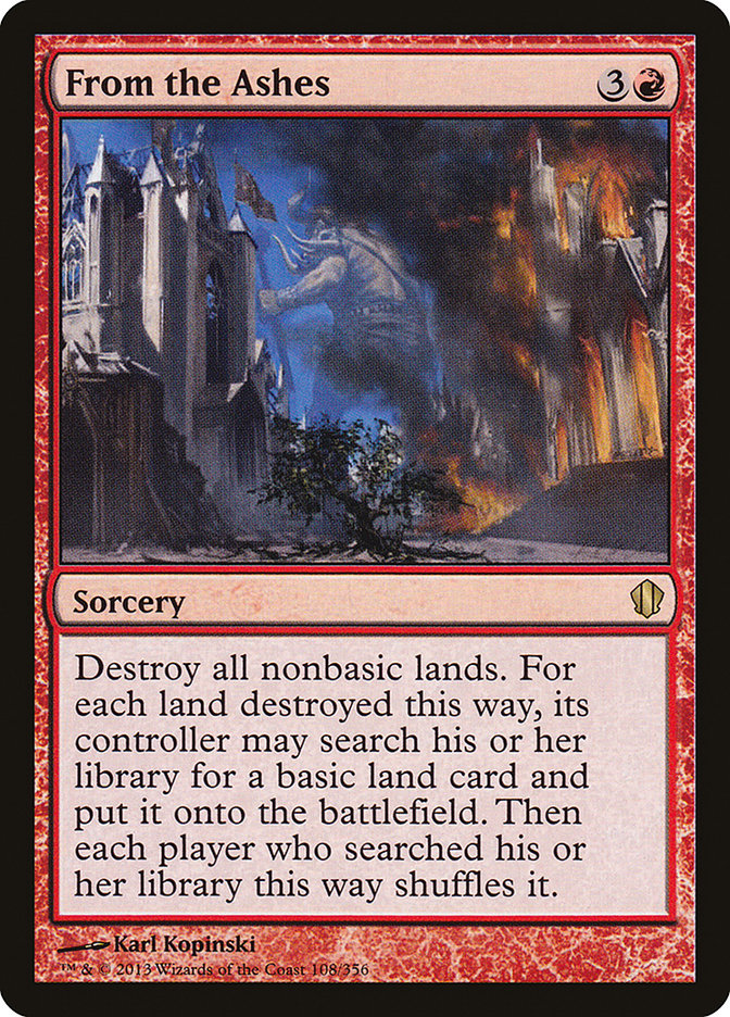 From the Ashes [Commander 2013] | Card Citadel