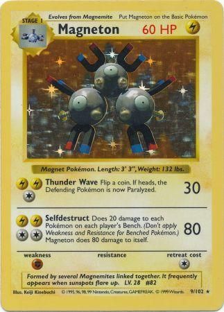 Magneton (9/102) [Base Set Shadowless Unlimited] | Card Citadel