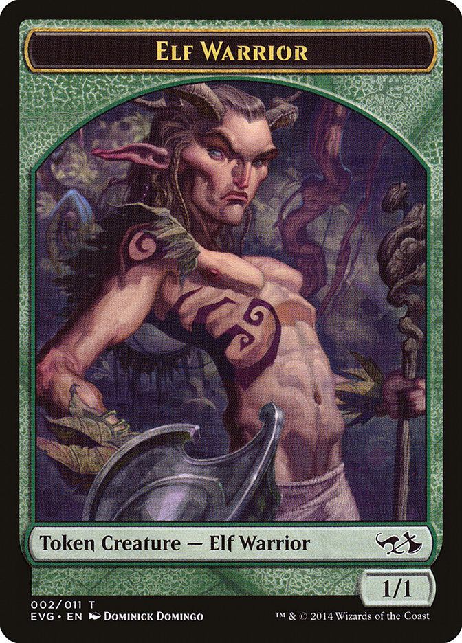 Elf Warrior Token (Elves vs. Goblins) [Duel Decks Anthology Tokens] | Card Citadel