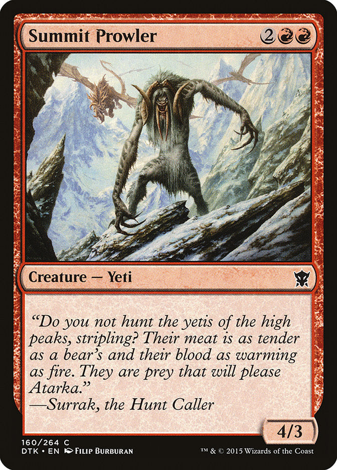 Summit Prowler [Dragons of Tarkir] | Card Citadel