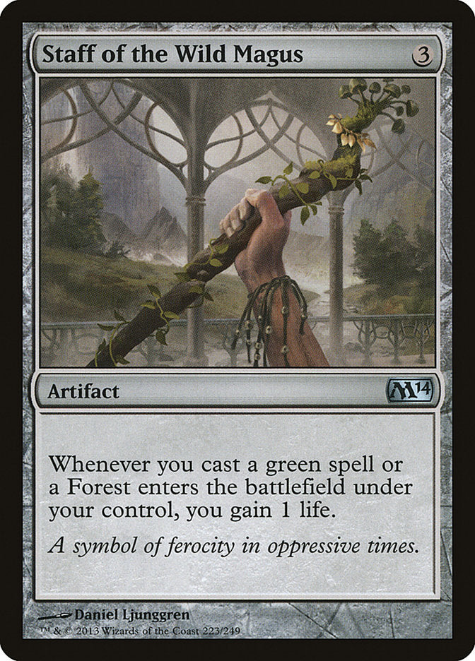 Staff of the Wild Magus [Magic 2014] | Card Citadel