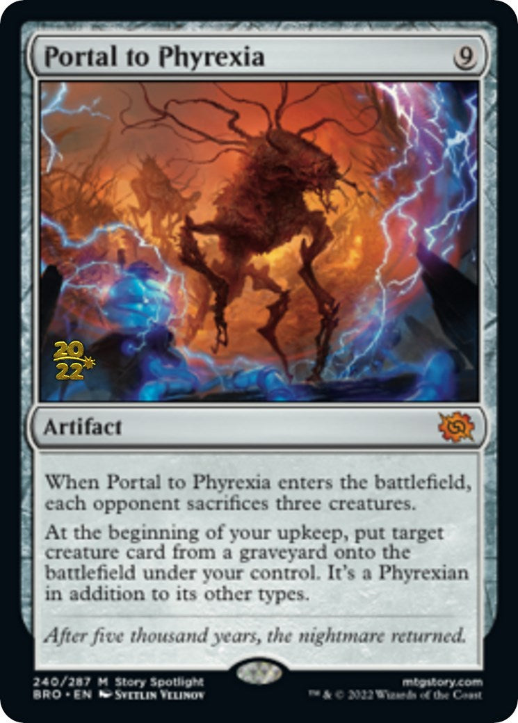 Portal to Phyrexia [The Brothers' War: Prerelease Promos] | Card Citadel