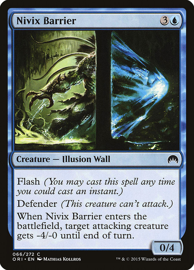 Nivix Barrier [Magic Origins] | Card Citadel