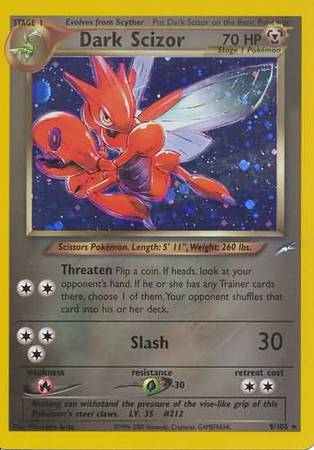 Dark Scizor (9/105) [Neo Destiny Unlimited] | Card Citadel