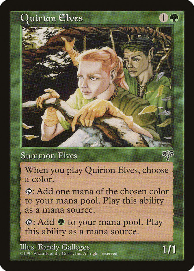 Quirion Elves [Mirage] | Card Citadel