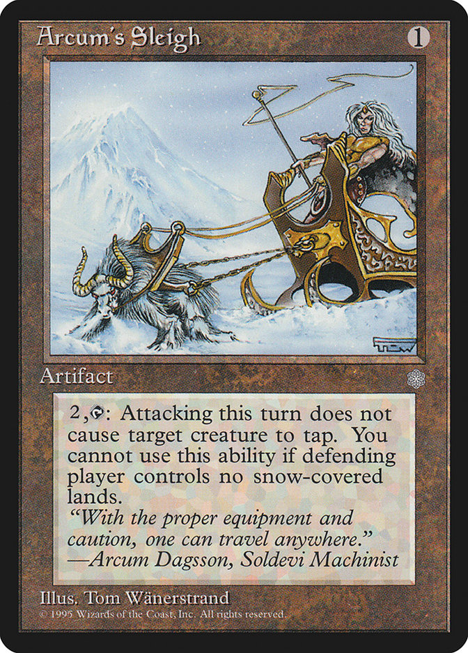 Arcum's Sleigh [Ice Age] | Card Citadel