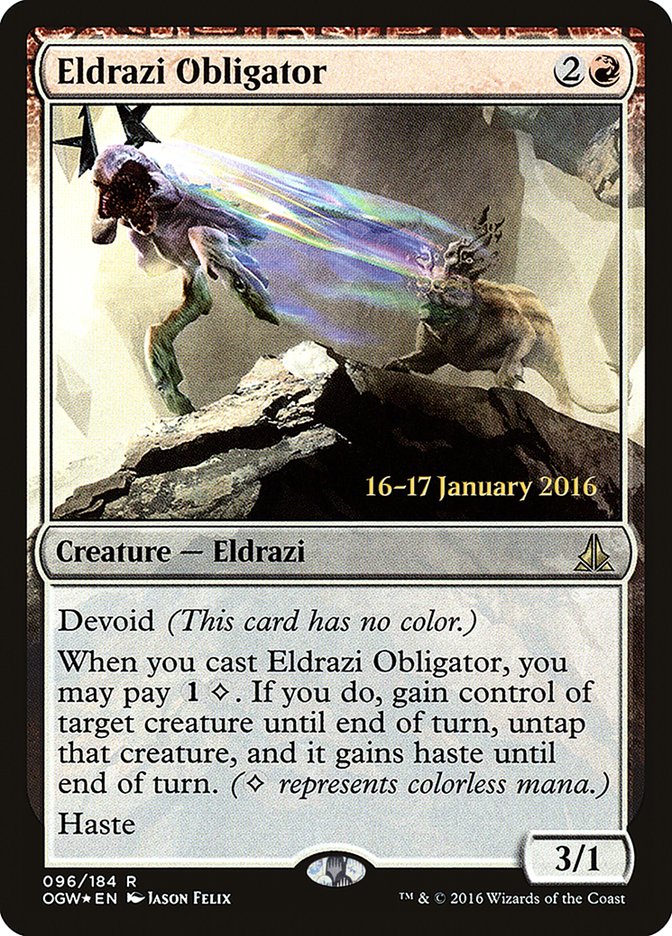 Eldrazi Obligator [Oath of the Gatewatch Promos] | Card Citadel