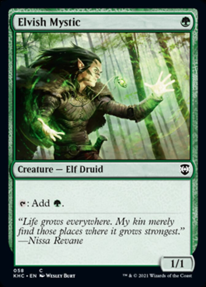 Elvish Mystic [Kaldheim Commander] | Card Citadel