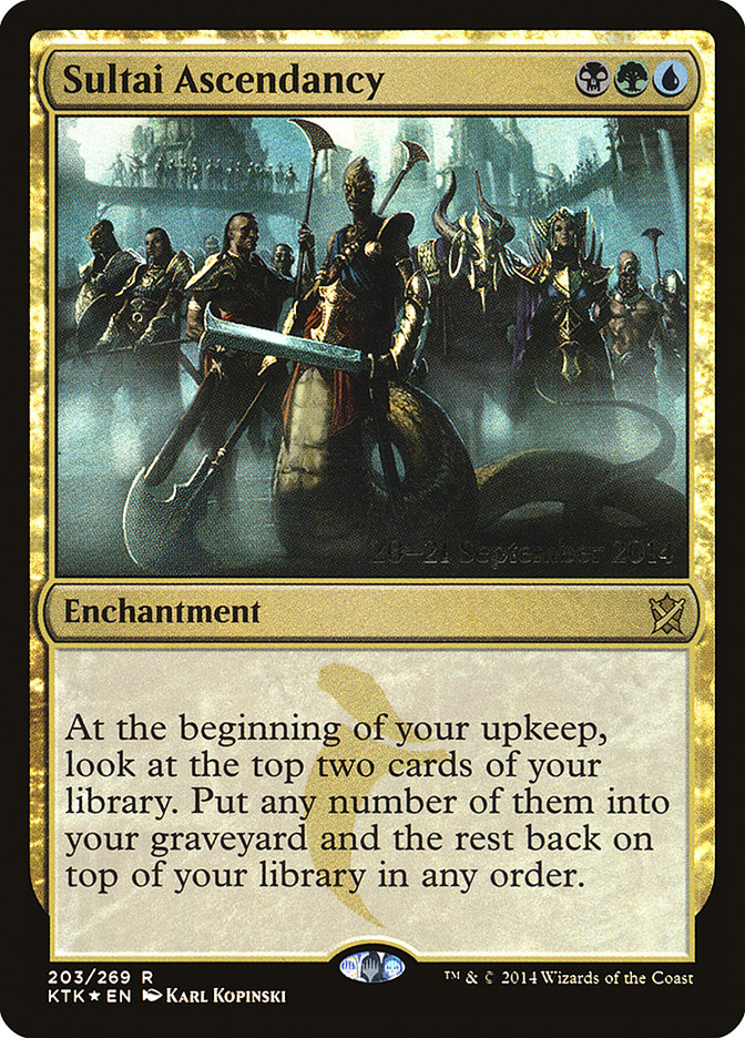 Sultai Ascendancy [Khans of Tarkir Promos] | Card Citadel